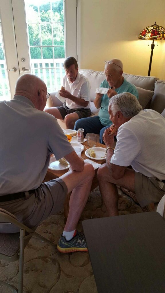 SFW Get Together Residents Eating Together Having a Good Time