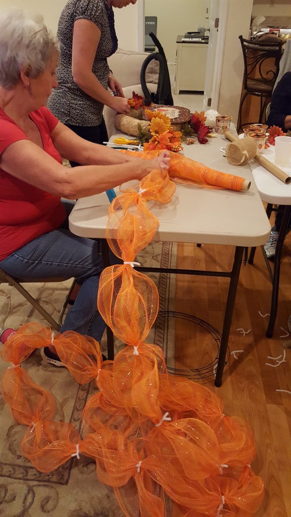 Fall Craft Tulle Crafting